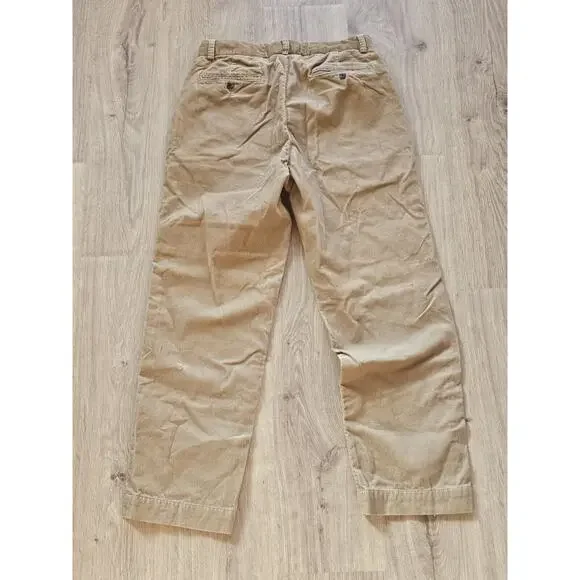 Vintage Ralph Lauren Corduroy Pants Mens 32x28 The Prospect Straight Biege